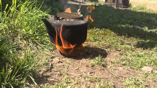 Как сделать горелку из кирпича | How to make a burner out of bricks смотреть онлайн