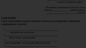 Штраф за утерю военного билета