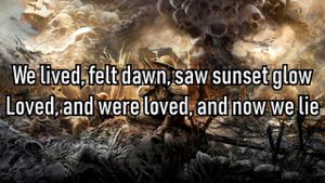 Sabaton | In Flanders Fields | Lyrics