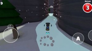 как достать все стикеры в снежной долине в игре super bear adventure
