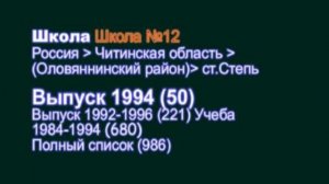 Степнинская школа  12 "Город-Сказка" (1994)