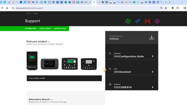 DSE configuration suite. Регистрация на сайте производителя. Загрузка П.О. смотреть онлайн