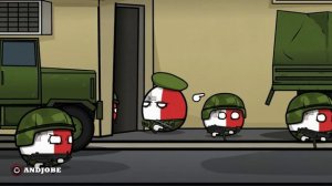 Zombies in africa. Episode 3. Malta ( countryballs )