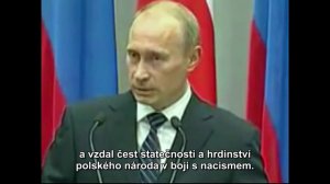 Putin odpověděl Polákům, kdo začal válku_Titulky_CZ