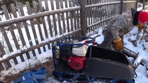 МОПЕД АЛЬФА / МОТОСОБАКА БАРС СЛЕДОПЫТ / ГАРАЖ В СТАДИИ ЗАВЕРШЕНИЯ / ДЕРЕВЕНСКИЙ БЫТ.