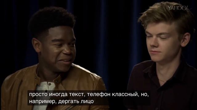 Бегущий в лабиринте . Актёры отвечают на вопросы своих фанатов