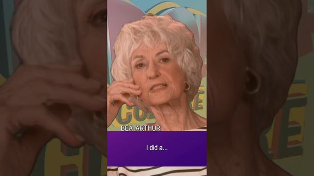 Bea Arthur talks about 1950's Live TV with Sid Caesar and others