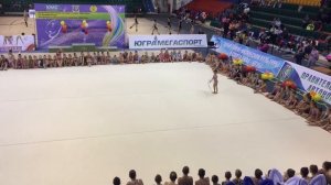 Лиза Плявских. Показательные выступления с обручем г. Ханты-Мансийск 19.11.2017 год.