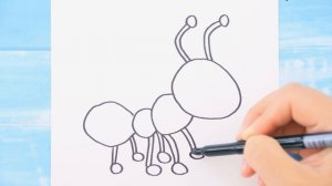 Как нарисовать МУРАВЬЯ / Рисунок раскраска для детей /  Раскрась Ка