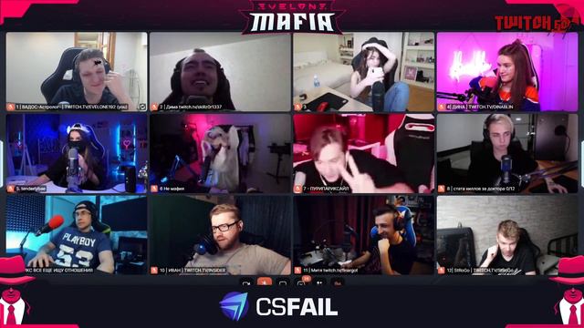 TWITCH FC #75 | МАФИЯ С РОЛЯМИ | МОКРИВСКИЙ ОТВЕЧАЕТ ФАСОЛЬКЕ | СНЕЙЛКИК О МАФИИ | ТВИЧ ФК