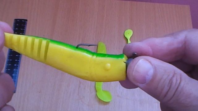 Как правильно надеть силиконовую приманку?  Как оснастить джиг головку?  Блесны на щуку. Рыбалка.