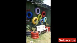 Tyre Planter Ideas | Creative Ideas to Reuse Old Tires | DIY Gardening | How To Reuse Old Tires