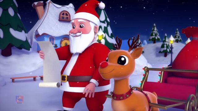 Рождественская семья пальчиков + более Xmas потешки для детей - Боб Поезд