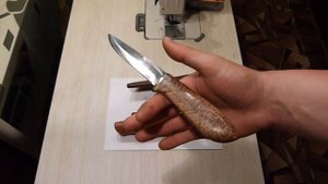 Пара ножей из мех пилы. Ножи ручной работы.