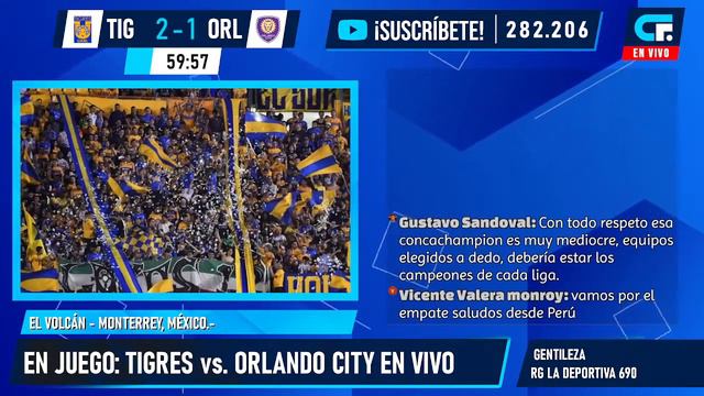 🚨 TIGRES vs ORLANDO CITY EN VIVO 🔥 CONCACHAMPIONS 🏆