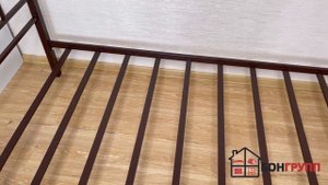 Кровать односпальная металлическая Кадис Формула Мебели. Доставка в день заказа.