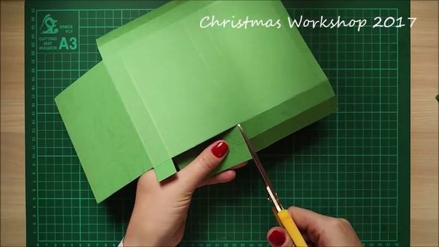 Card & Gift Box in One | Christmas Workshop 2017 смотреть онлайн