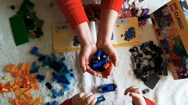 Распаковка/ Поиграем в Лего/ Lego Classic/ 10696/ Конструктор/ Фигурки из лего/ Поезд смотреть онлайн