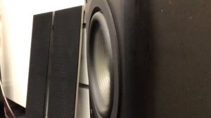 JBL Studio 280 - Bass test