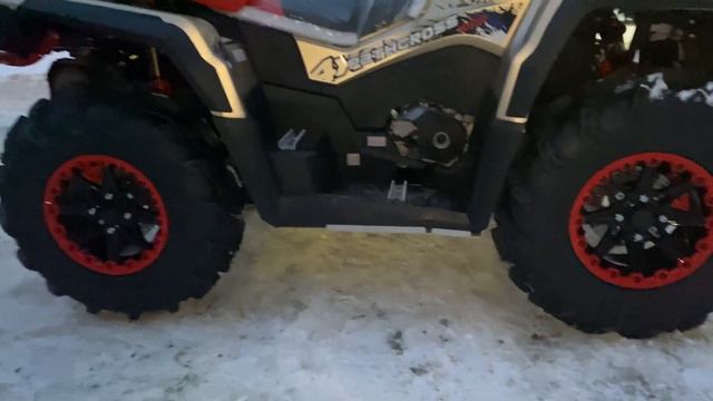 Мотосалон X-MOTORS г. Екатеринбург: выдача квадроцикла AODES PATHCROSS MAX 1000 MUD XE