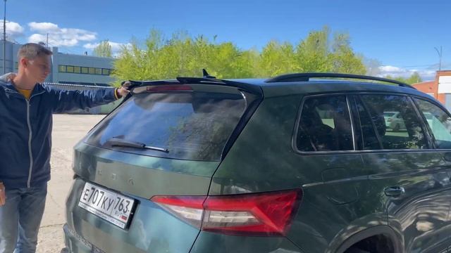 MV-TUNING Spoiler From Skoda Kodiaq (Первая примерка)