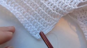 Ажурный джемпер с широким рукавом крючком  / Openwork jumper with a wide crocheted sleeves