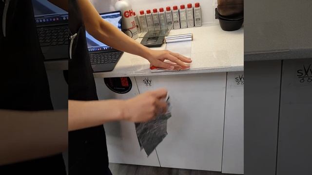 Как быстро нарвать фальгу для мелирования,