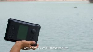 EagleFinder Bait boat with GPS and sonar fish finder integrated in all-in-one remote control