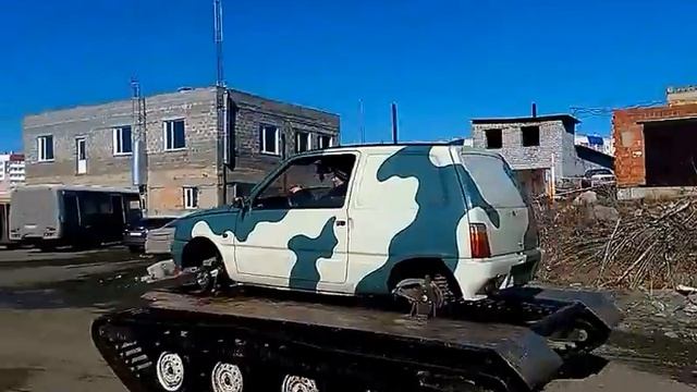 Вездеход снегоход ока на платфроме. смотреть онлайн