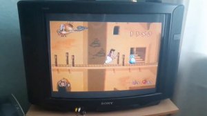 Обзор на игру Аладдин (SEGA). Играю на старом телеке