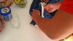 1 шаг как Быстро заклеить куртку, по Испански