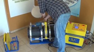 Видео аппарата сварки труб ПНД ZHCN 315.