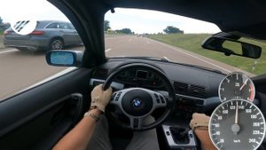 BMW E46 330d *STAGE 2* TOP SPEED DRIVE ON GERMAN AUTOBAHN?
