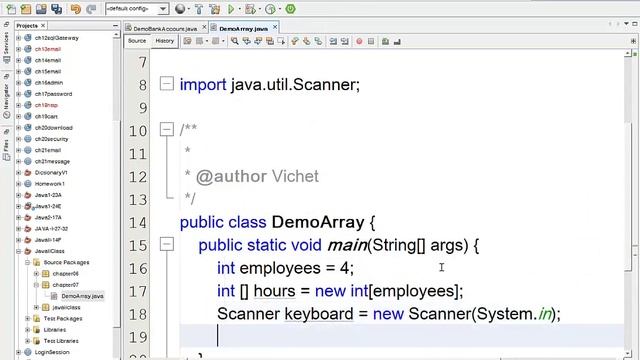 Chapter 07 Arrays and ArrayList Class