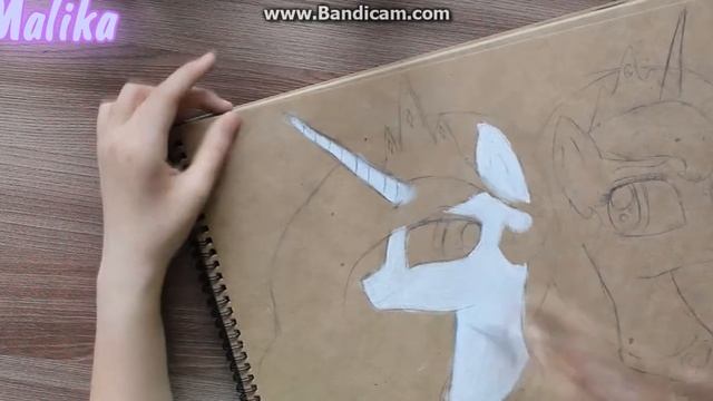 как нарисовать Принцессу Селестию и Луну (1 часть Селестия- Малика) смотреть онлайн