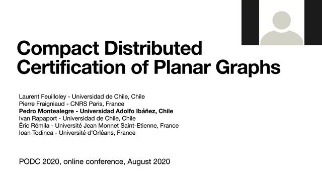 PODC20 Wednesday Graph Algorithms II