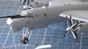 Советский стратегический бомбардировщик Ту-95 (Звезда, 1:144) часть третья
