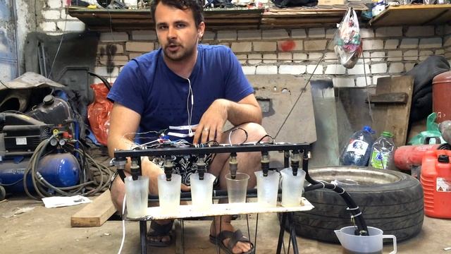 Чистка и диагностика форсунок инжектора своими руками смотреть онлайн