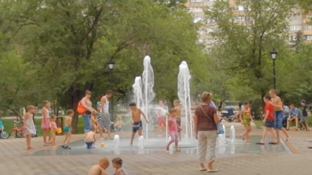 Сухой фонтан в Парке Аттракционов, Волгоград, Спартановка