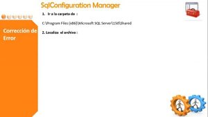 Error en SQL Server Configuration Manager