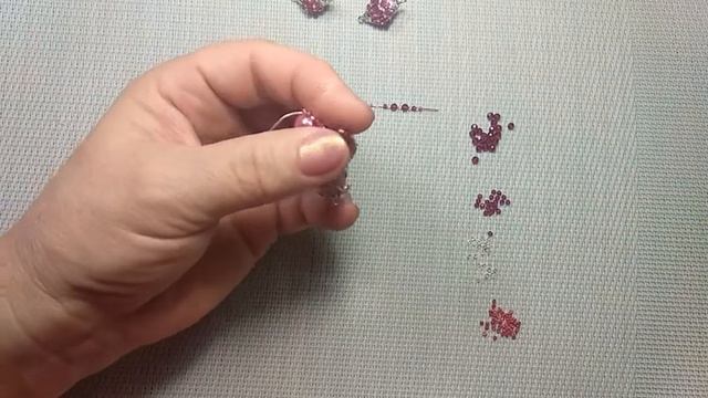 Оплетаю бусину шпинелью. смотреть онлайн