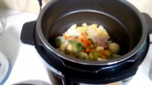 Овощной суп с рыбой в мультиварке-скороварке!