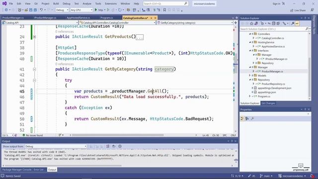 25. Catalog.API Microservice using .NET 7: Developing Custom Method in Repository Pattern