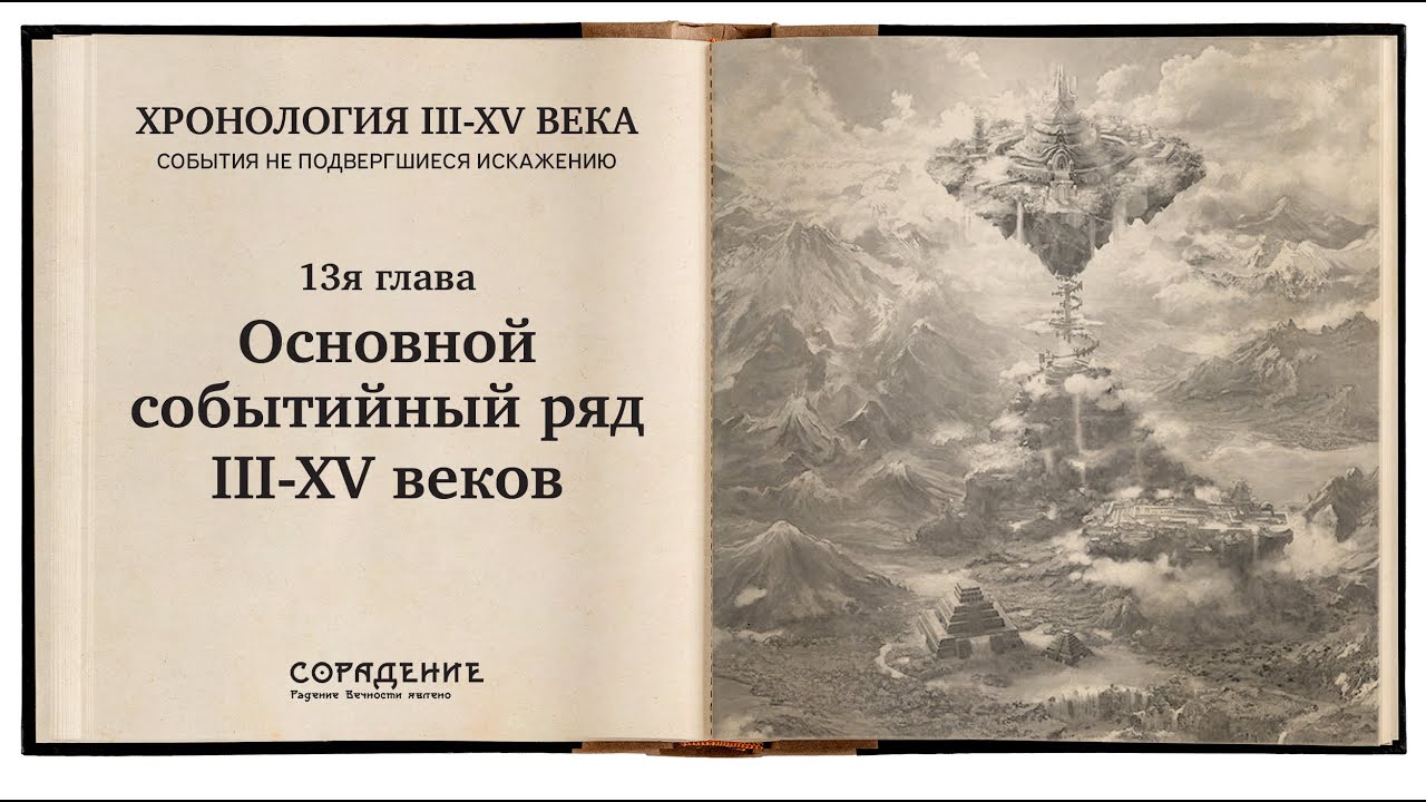 Основной событийный ряд. Хронология 3 -15 века #историяБЕЗискажений #Гарат