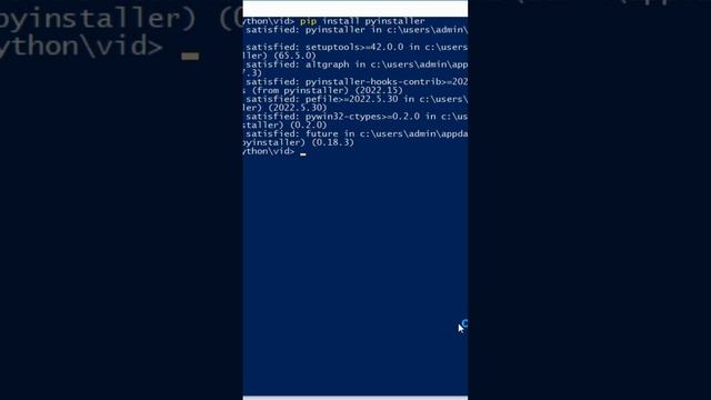 Converting python(.py) file into Executable(.exe) file