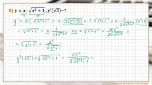 Нахождение производной сложной функции. Примеры 7-9.
