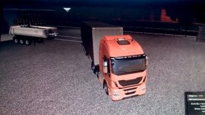 Парковка на фуре задним ходом IVECO