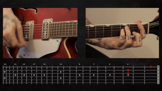 Sasha Rock'n'Roll guitar lessons- Misfits (Some Kinda Hate) видео урок №3 tutorial смотреть онлайн