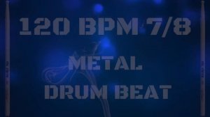 120 Bpm Metal 7/8 Drum beat by SolidTracks