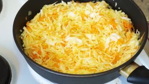 Пирожки с капустой и с луком и яйцом В духовке Очень вкусные